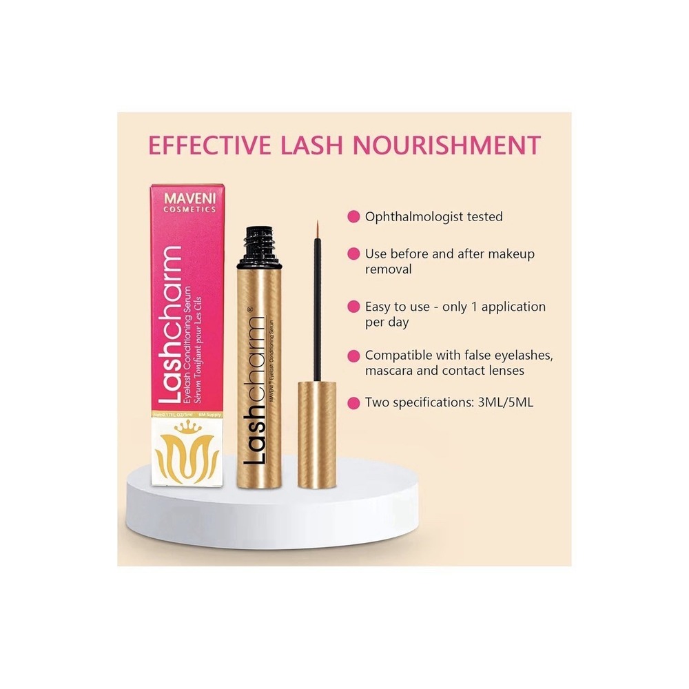 Lashcharm Eyelash Conditioning Serum Visbley Longer Thicker Lashes 6month Supply - Picture 6 of 13